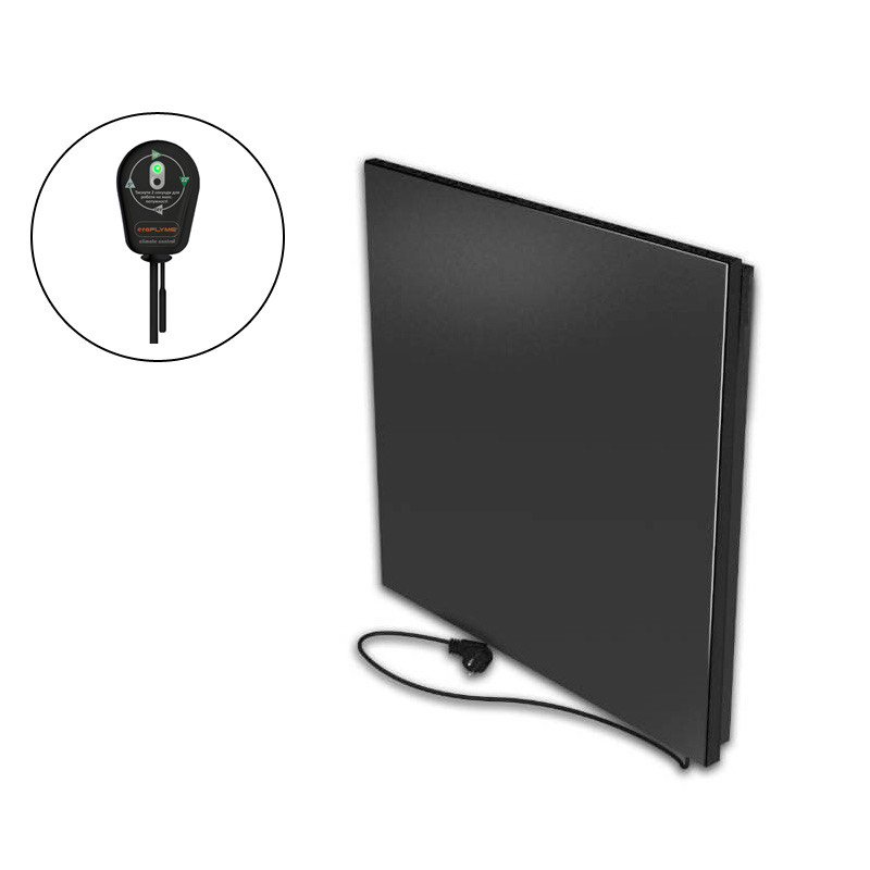 Керамічна панель опалення FLYME 400RB чорна